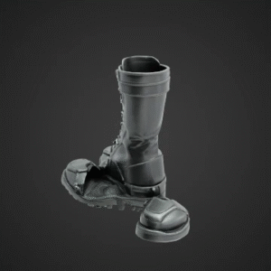 Fantasy Steel-Plated Combat Boots