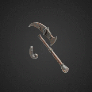 Rustic Iron Halberd