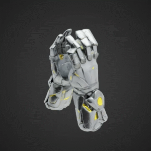 Futuristic Combat Gauntlets